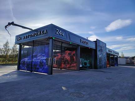 Мойка самообслуживания на 6 постов в Логойске