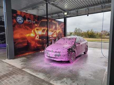 Мойка самообслуживания на 6 постов в Логойске